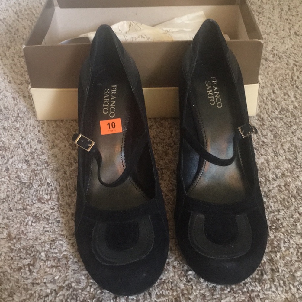 New Black Franco Sarto heels